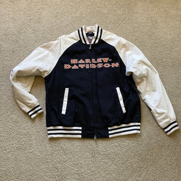 Harley-Davidson Jackets & Blazers - LIKE NEW HARLEY DAVISON BOMBER COTTON POLYESTER WOMENS JACKET